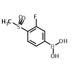 CAS 登录号：648904-83-0， [3-氟-4-(甲基磺酰基)苯基]硼酸