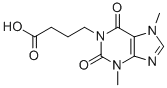 CAS 登录号：6493-07-8， 1-(3-羧基丙基)3,7-二甲基黄嘌呤