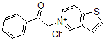 CAS 登录号：64955-45-9， 5-苯甲酰甲基噻吩并(3,2-c)吡啶鎓氯化物