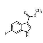 CAS 登录号：649550-97-0， 甲基6-氟-1H-吲哚-3-羧酸酯