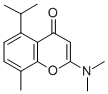 CAS#: 64965-13-5, 2-(Dimethylamino)-5-(1-Methylethyl)-8-Methyl-4H-1-Benzopyran-4-One