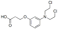 CAS 登录号：64977-02-2， 3-[3-[二(2-氯乙基)氨基]苯氧基]丙酸