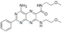 CAS#: 6504-77-4, 4-Amino-N-(2-Methoxyethyl)-7-[(2-Methoxyethyl)Amino]-2-Phenyl-6-Pteridinecarboxamide