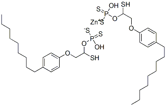 CAS#: 65045-87-6, 1-Mercapto-2-(4-Nonylphenoxy)Ethyl Hydrogen Phosphorodithioate, Zinc Salt