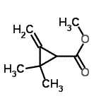 CAS#: 65051-69-6, Methyl 2,2-dimethyl-3-methylenecyclopropanecarboxylate