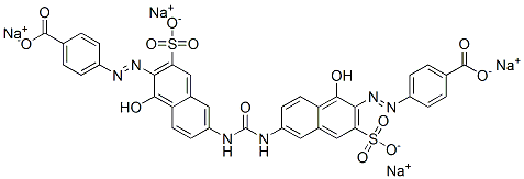 CAS#: 65072-31-3, Tetrasodium 4,4'-[Carbonylbis[Imino(1-Hydroxy-3-Sulphonatonaphthalene-6,2-Diyl)Azo]]Dibenzoate