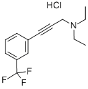 CAS 登录号:65126-78-5, N,N-二乙基-3-(3-(三氟甲基)苯基)-2-丙炔-1-胺盐酸盐