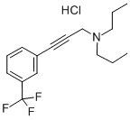CAS 登录号：65126-79-6， N,N-二丙基-3-(3-(三氟甲基)苯基)-2-丙炔-1-胺盐酸盐