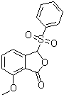 CAS 登录号：65131-09-1， 7-甲氧基-3-(苯磺酰基)-2-苯并呋喃-1(3H)-酮
