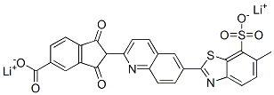 CAS 登录号：65151-69-1， 2-[6-(6-甲基-7-磺酸基苯并噻唑-2-基)-2-喹啉基]-1,3-二氧代茚满-5-羧酸二锂