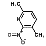 CAS#: 65169-52-0, 3,6-dimethyl-2-nitro-pyridine