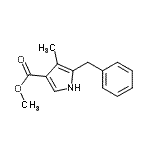 CAS#: 65185-09-3, Methyl 5-benzyl-4-methyl-1H-pyrrole-3-carboxylate