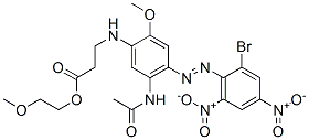 CAS#: 6522-67-4, 2-Methoxyethyl N-[5-(Acetylamino)-4-[(2-Bromo-4,6-Dinitrophenyl)Azo]-2-Methoxyphenyl]-beta-Alaninate