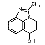 CAS 登录号：65241-23-8， 2-甲基-5,6-二氢-4H-咪唑并[4,5,1-Ij]喹啉-6-醇