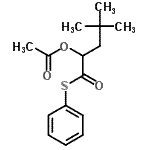 CAS 登录号：65302-92-3， 4,4-二甲基-1-氧代-1-(苯基硫基)-2-戊烷基乙酸酯