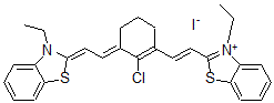 CAS#: 65303-15-3, 2-[2-[2-Chloro-3-[2-(3-Ethyl-2(3H)-Benzothiazolylidene)Ethylidene]-1-Cyclohexen-1-Yl]Ethenyl]-3-Ethyl-Benzothiazolium Iodide (1:1)
