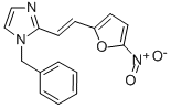 CAS 登录号：65330-32-7， 2-(2-(5-硝基-2-呋喃基)乙烯基)-1-苯基甲基咪唑