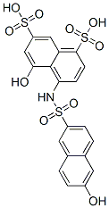 CAS#: 6535-71-3, 5-Hydroxy-4-[[(6-Hydroxy-2-Naphthyl)Sulphonyl]Amino]Naphthalene-1,7-Disulphonic Acid