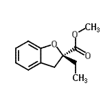 CAS#: 653578-42-8, Methyl (2S)-2-ethyl-2,3-dihydro-1-benzofuran-2-carboxylate
