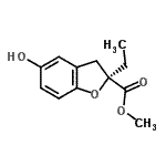 CAS#: 653578-63-3, Methyl (2S)-2-ethyl-5-hydroxy-2,3-dihydro-1-benzofuran-2-carboxylate