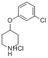 CAS 登录号：65367-99-9， 4-(3-氯苯氧基)哌啶盐酸盐