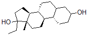 CAS#: 65376-43-4, (17alpha)-19-Norpregnane-3,17-diol