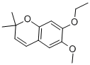 CAS 登录号：65383-73-5， 7-乙氧基-6-甲氧基-2,2-二甲基苯并吡喃