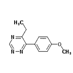 CAS#: 654069-73-5, 5-Ethyl-6-(4-methoxyphenyl)-1,2,4-triazine