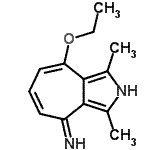 CAS 登录号：654636-34-7， 8-乙氧基-1,3-二甲基环庚三烯并[c]吡咯-4(2H)-亚胺