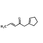 CAS 登录号：654643-31-9， (3E)-1-(1-环戊烯-1-基)-3-戊烯-2-酮