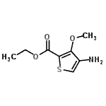 CAS#: 654683-08-6, Ethyl 4-amino-3-methoxy-2-thiophenecarboxylate