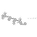CAS#: 6548-32-9, Tetrasodium 3-{[4-({4-[(6-Anilino-1-Hydroxy-3-Sulfonato-2-Naphthyl)Diazenyl]-6-Sulfonato-1-Naphthyl}Diazenyl)-1-Naphthyl]Diazenyl}-1,5-Naphthalenedisulfonate