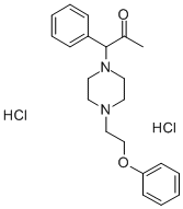 CAS#: 65489-04-5, 1-(4-(2-Phenoxyethyl)-1-Piperazinyl)-1-Phenyl-2-Propanone Dihydrochloride