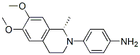 CAS 登录号：65492-86-6， 4-[(1S)-3,4-二氢-6,7-二甲氧基-1-甲基异喹啉-2(1H)-基]苯胺