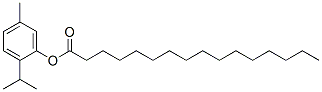 CAS 登录号：6550-46-5， 5-甲基-2-(1-甲基乙基)苯基棕榈酸酯