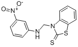 CAS#: 65537-00-0, 3-[(3-Nitroanilino)Methyl]-2-Benzothiazolinethione