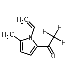 CAS 登录号：65541-67-5， 2,2,2-三氟-1-(5-甲基-1-乙烯基-1H-吡咯-2-基)乙酮