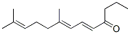 CAS 登录号：65562-82-5， 8,12-二甲基十三碳-5,7,11-三烯-4-酮