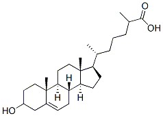 CAS 登录号：6561-58-6， 3-羟基-5-胆甾烯酸