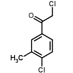 CAS 登录号：65610-03-9， 2-氯-1-(4-氯-3-甲基苯基)乙酮