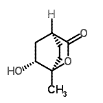 CAS#: 656242-13-6, (1R,4S,6R)-6-Hydroxy-1-methyl-2-oxabicyclo[2.2.2]octan-3-one