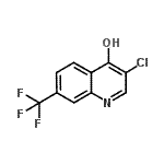 CAS 登录号：65673-93-0， 3-氯-7-(三氟甲基)-4-喹啉醇