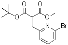 CAS#: 656801-28-4, Methyl 2-methyl-2-propanyl [(6-bromo-2-pyridinyl)methyl]malonate
