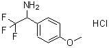 CAS#: 65686-77-3, 4-Methoxy-alpha-(Trifluoromethyl)-Benzenemethanamine Hydrochloride(1:1)