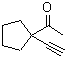 CAS 登录号：65691-71-6， 1-(1-乙炔基环戊基)乙酮