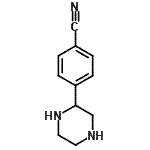 CAS#: 65709-35-5, 4-(2-Piperazinyl)benzonitrile