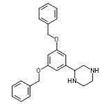 CAS#: 65709-43-5, 2-[3,5-Bis(benzyloxy)phenyl]piperazine