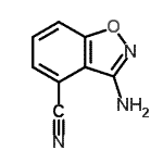 CAS 登录号：657348-76-0， 3-氨基-1,2-苯并恶唑-4-甲腈