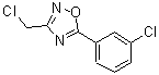 CAS#: 657423-57-9, 3-(Chloromethyl)-5-(3-chlorophenyl)-1,2,4-oxadiazole
