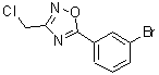 CAS#: 657423-61-5, 5-(3-Bromophenyl)-3-(chloromethyl)-1,2,4-oxadiazole